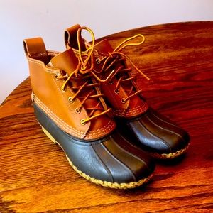 LL Bean duck boots.  NWOT, women’s size 8.5